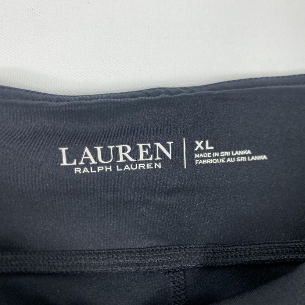 Lauren Ralph Lauren Active Leggings Womens XL Black Southwestern Aztec Stretch - Picture 3 of 10